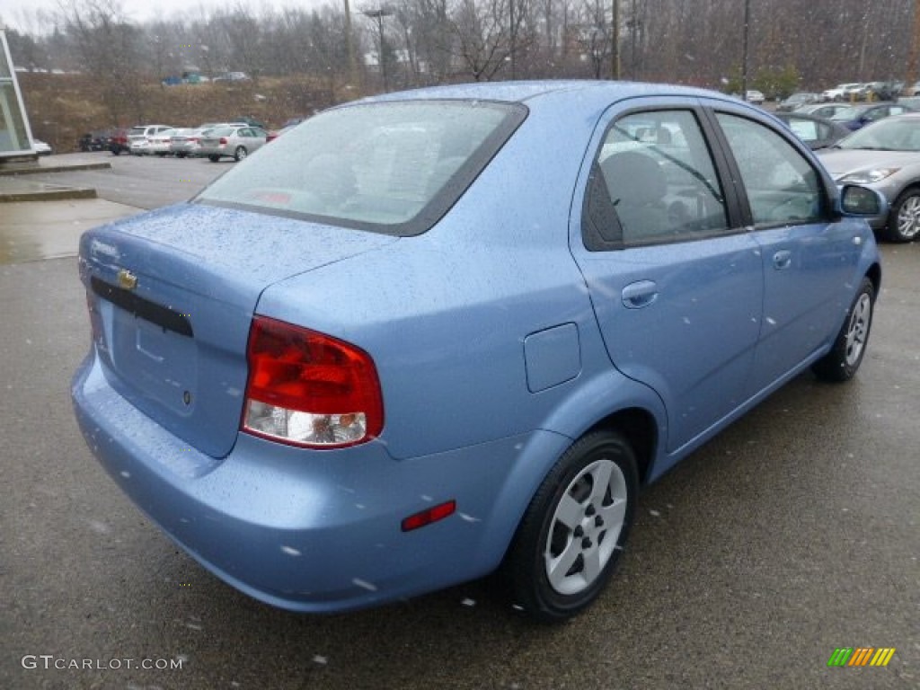 Pastel Blue Metallic 2005 Chevrolet Aveo LS Sedan Exterior Photo #77763928
