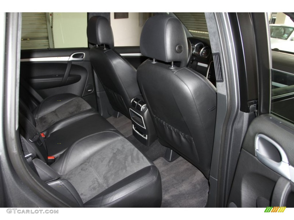 Black w/ Alcantara Seat Inlay Interior 2008 Porsche Cayenne GTS Photo #77763989