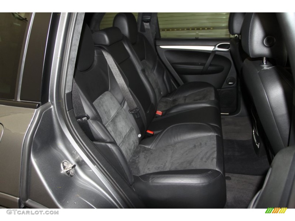 Black w/ Alcantara Seat Inlay Interior 2008 Porsche Cayenne GTS Photo #77764009