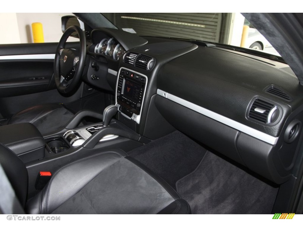 2008 Porsche Cayenne GTS Black w/ Alcantara Seat Inlay Dashboard Photo #77764079