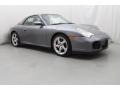 2004 Seal Grey Metallic Porsche 911 Carrera 4S Cabriolet  photo #3