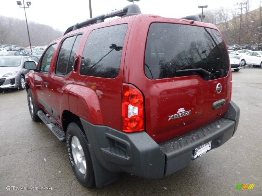 2005 Xterra S 4x4 - Red Brawn Pearl / Steel/Graphite photo #5