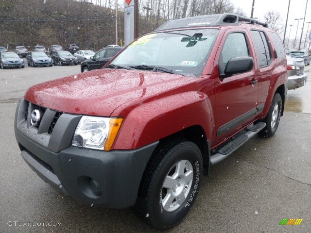 2005 Xterra S 4x4 - Red Brawn Pearl / Steel/Graphite photo #7