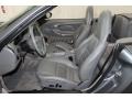 2004 Porsche 911 Graphite Grey Interior Front Seat Photo