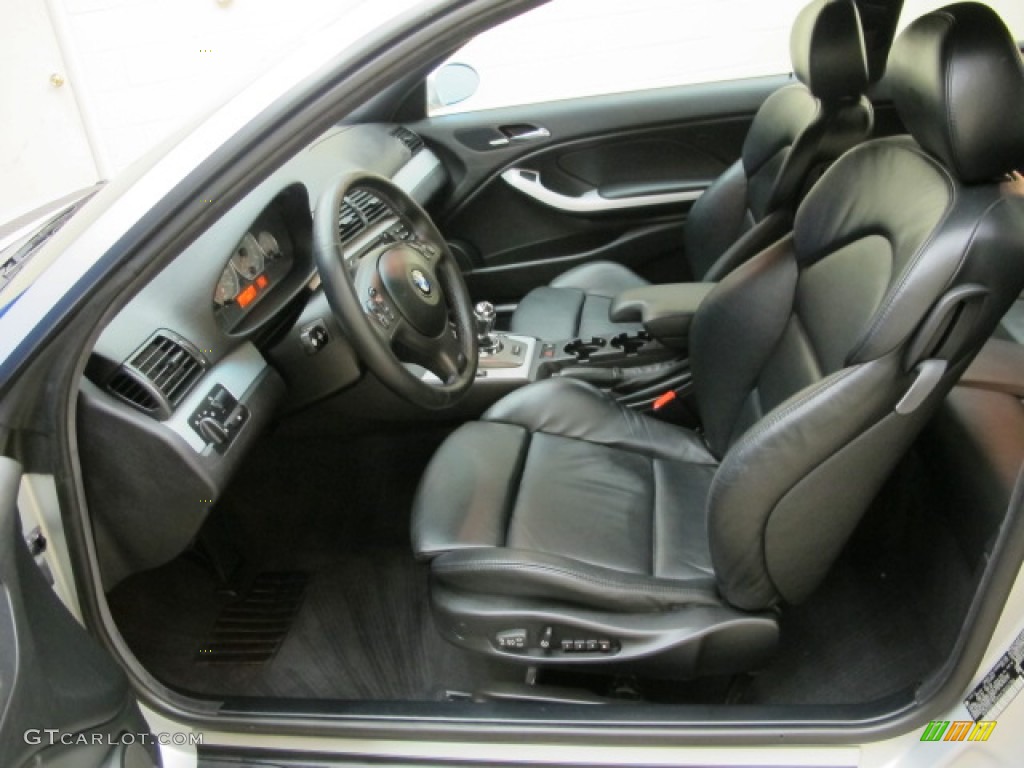 2004 M3 Coupe - Titanium Silver Metallic / Black photo #17