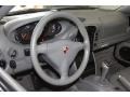 2004 Porsche 911 Graphite Grey Interior Steering Wheel Photo
