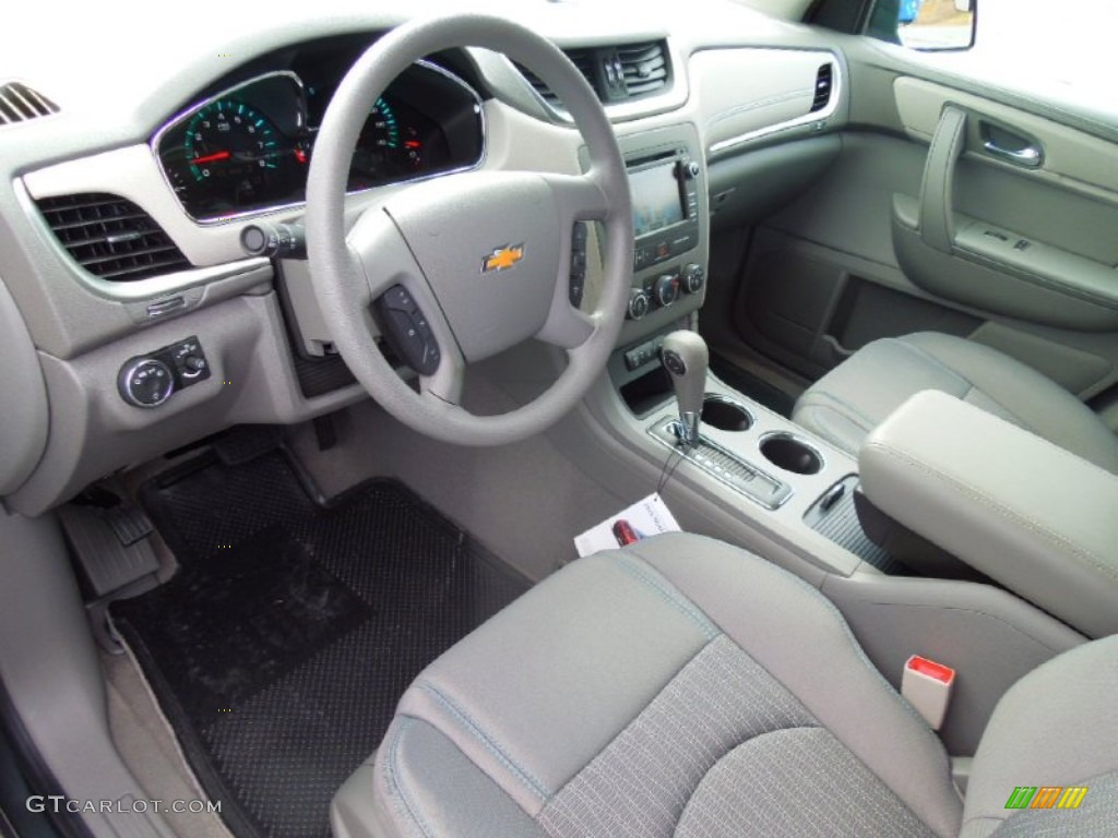 Dark Titanium/Light Titanium Interior 2013 Chevrolet Traverse LS Photo #77765051