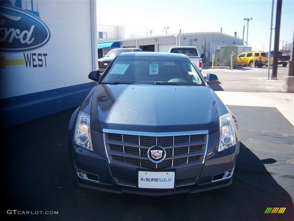 2009 CTS Sedan - Blue Diamond Tri-Coat / Ebony photo #2