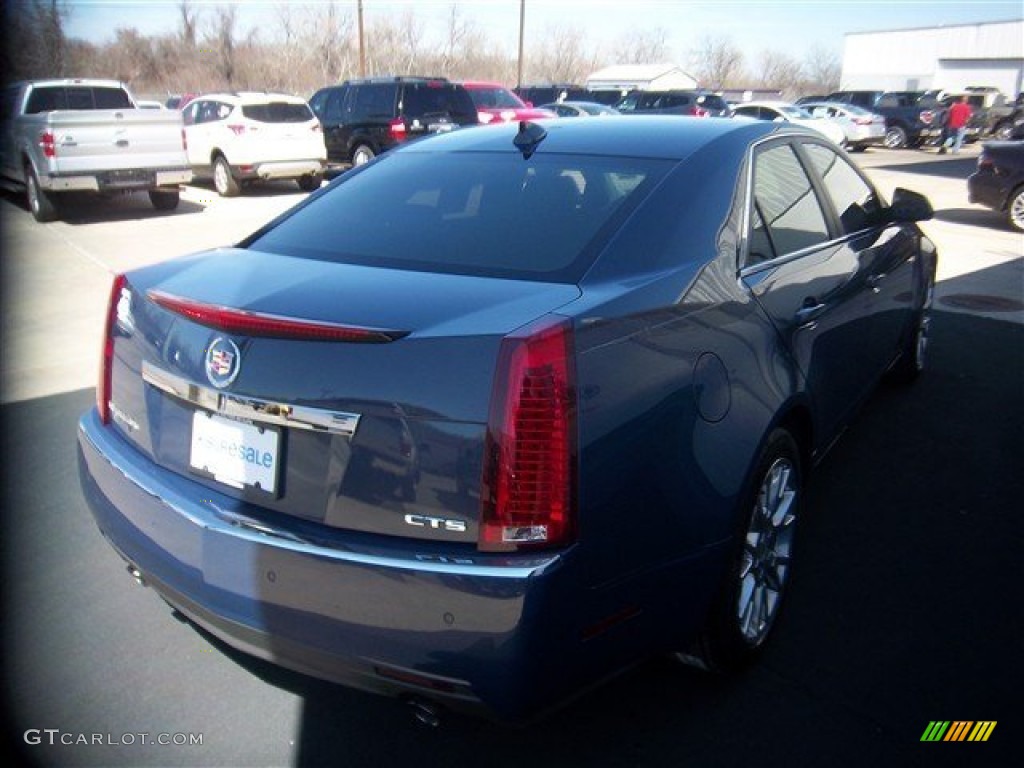 2009 CTS Sedan - Blue Diamond Tri-Coat / Ebony photo #6