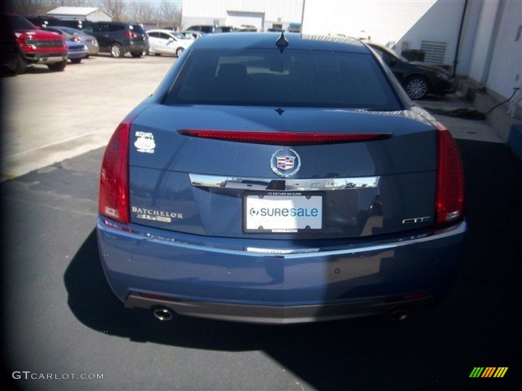 2009 CTS Sedan - Blue Diamond Tri-Coat / Ebony photo #7