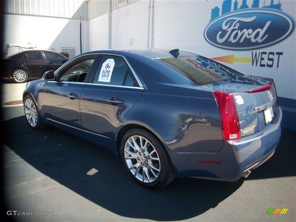 2009 CTS Sedan - Blue Diamond Tri-Coat / Ebony photo #8