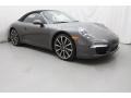 Agate Grey Metallic 2013 Porsche 911 Carrera Cabriolet Exterior