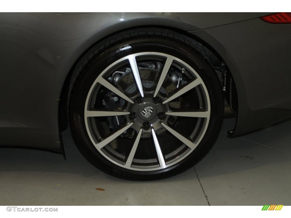 2013 911 Carrera Cabriolet - Agate Grey Metallic / Black photo #15