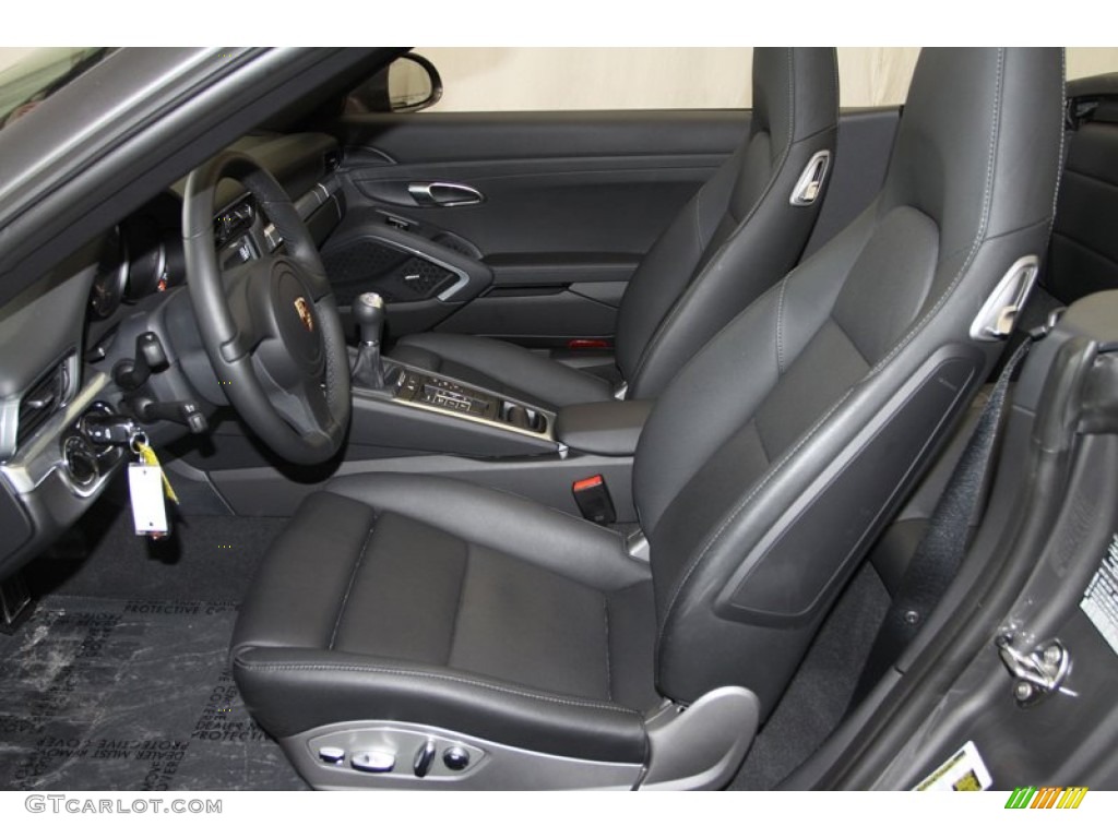 2013 911 Carrera Cabriolet - Agate Grey Metallic / Black photo #19