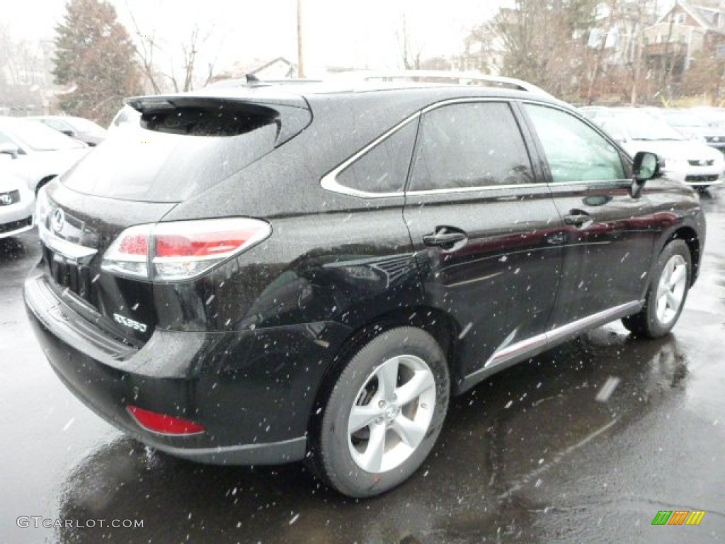 2013 RX 350 AWD - Obsidian Black / Parchment/Espresso Birds Eye Maple photo #4