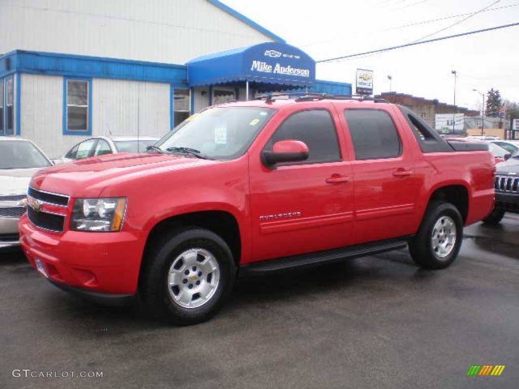 2011 Avalanche LS 4x4 - Victory Red / Ebony photo #1