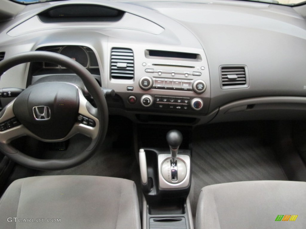 2006 Honda Civic EX Sedan Gray Dashboard Photo #77766716