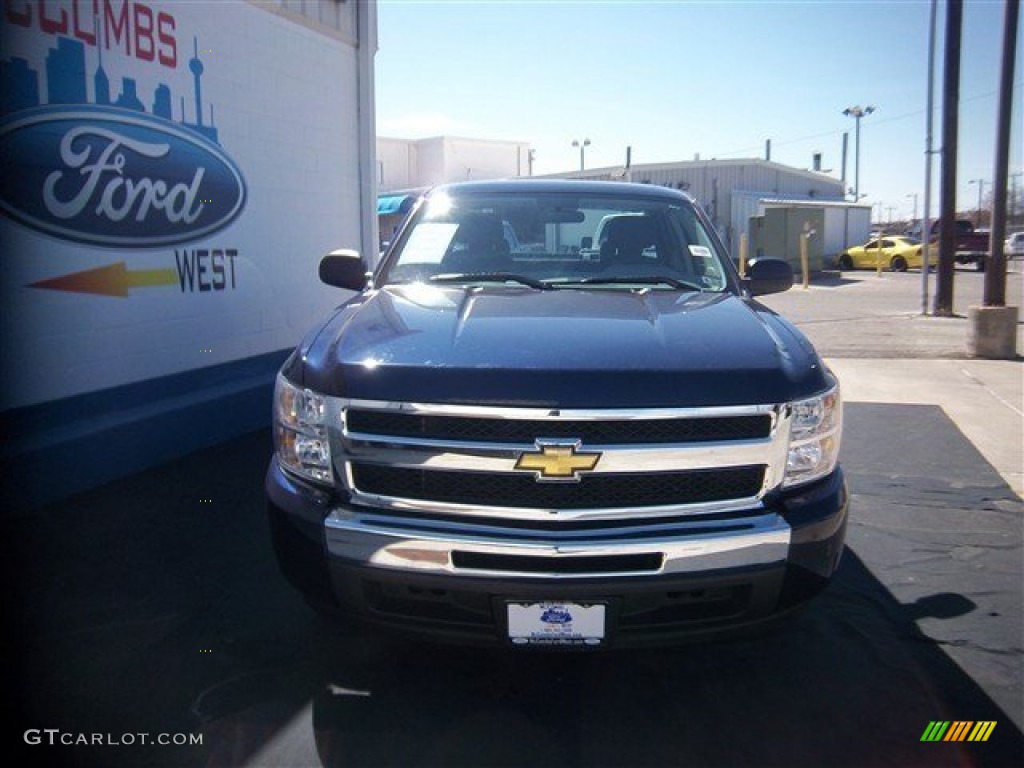 2011 Silverado 1500 LS Extended Cab - Imperial Blue Metallic / Dark Titanium photo #2