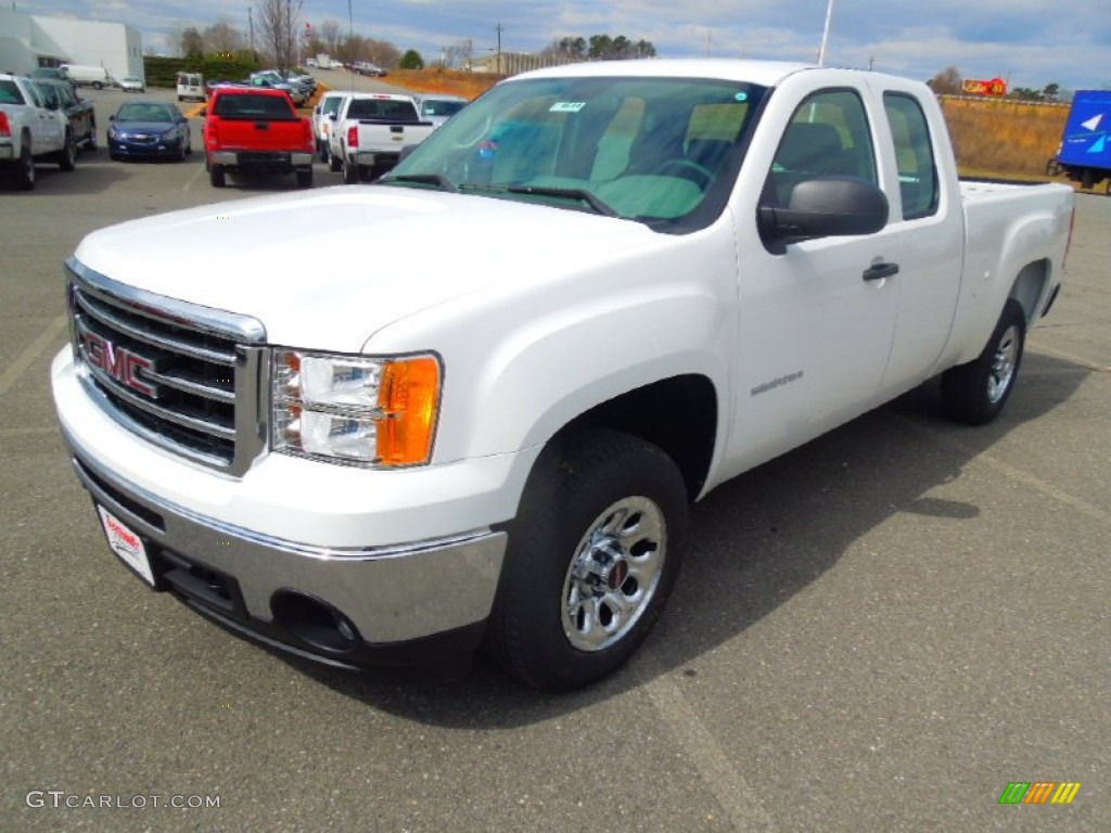 2013 Sierra 1500 Extended Cab - Summit White / Ebony photo #1