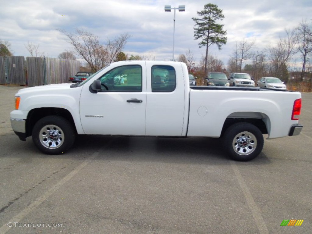 2013 Sierra 1500 Extended Cab - Summit White / Ebony photo #3