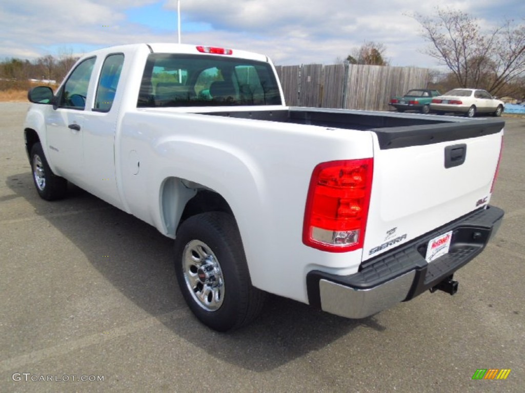 2013 Sierra 1500 Extended Cab - Summit White / Ebony photo #4