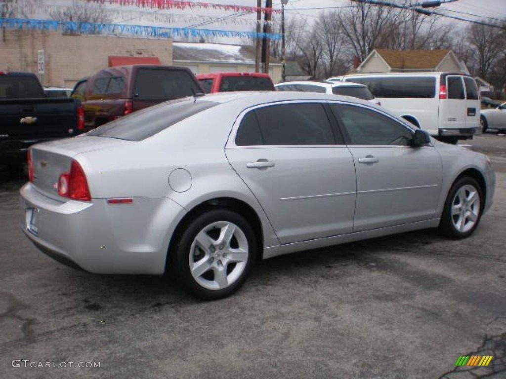 Silver Ice Metallic 2009 Chevrolet Malibu LS Sedan Exterior Photo #77767484