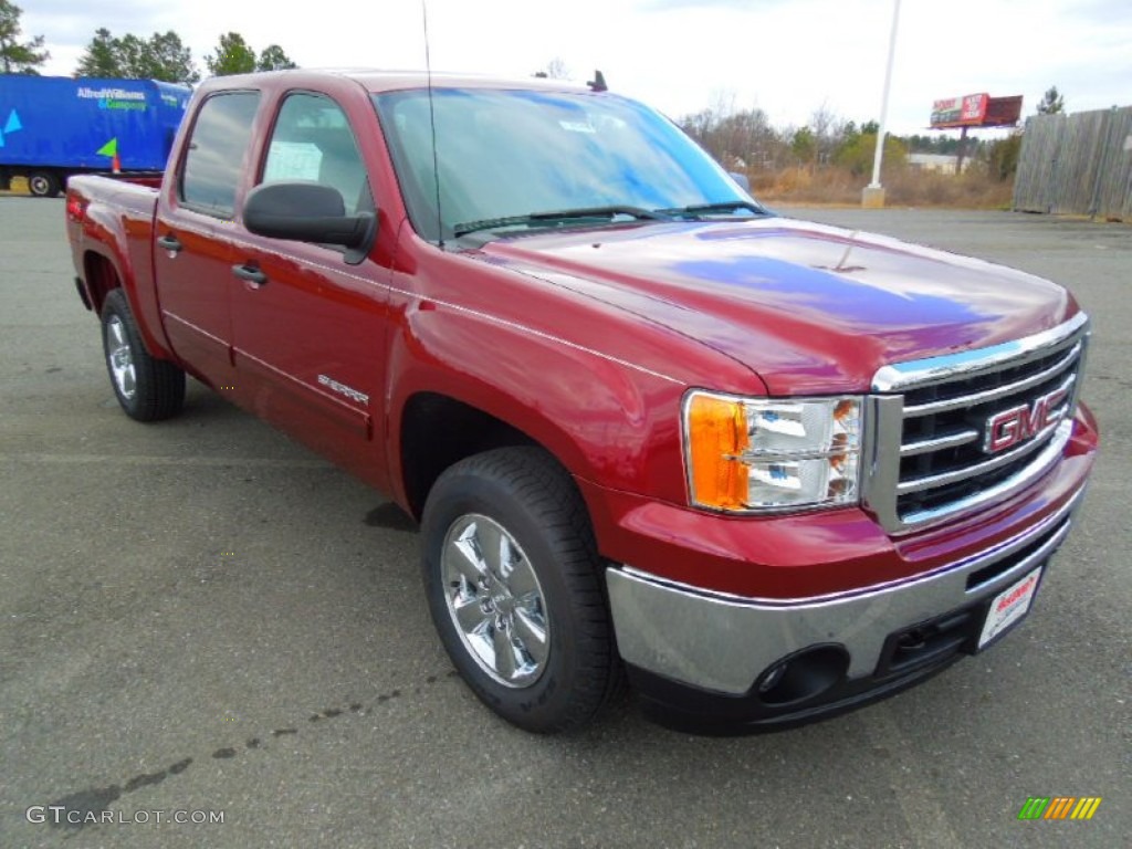 Sonoma Red Metallic 2013 GMC Sierra 1500 SLE Crew Cab Exterior Photo #77767754