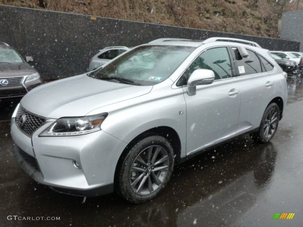 Silver Lining Metallic 2013 Lexus RX 350 F Sport AWD Exterior Photo #77767839