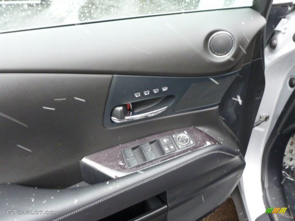 2013 Lexus RX 350 F Sport AWD Black/Ebony Birds Eye Maple Door Panel Photo #77767950