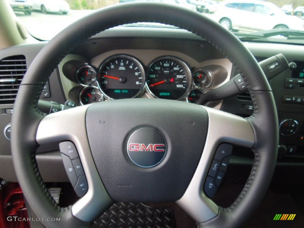 2013 Sierra 1500 SLE Crew Cab - Sonoma Red Metallic / Ebony photo #13