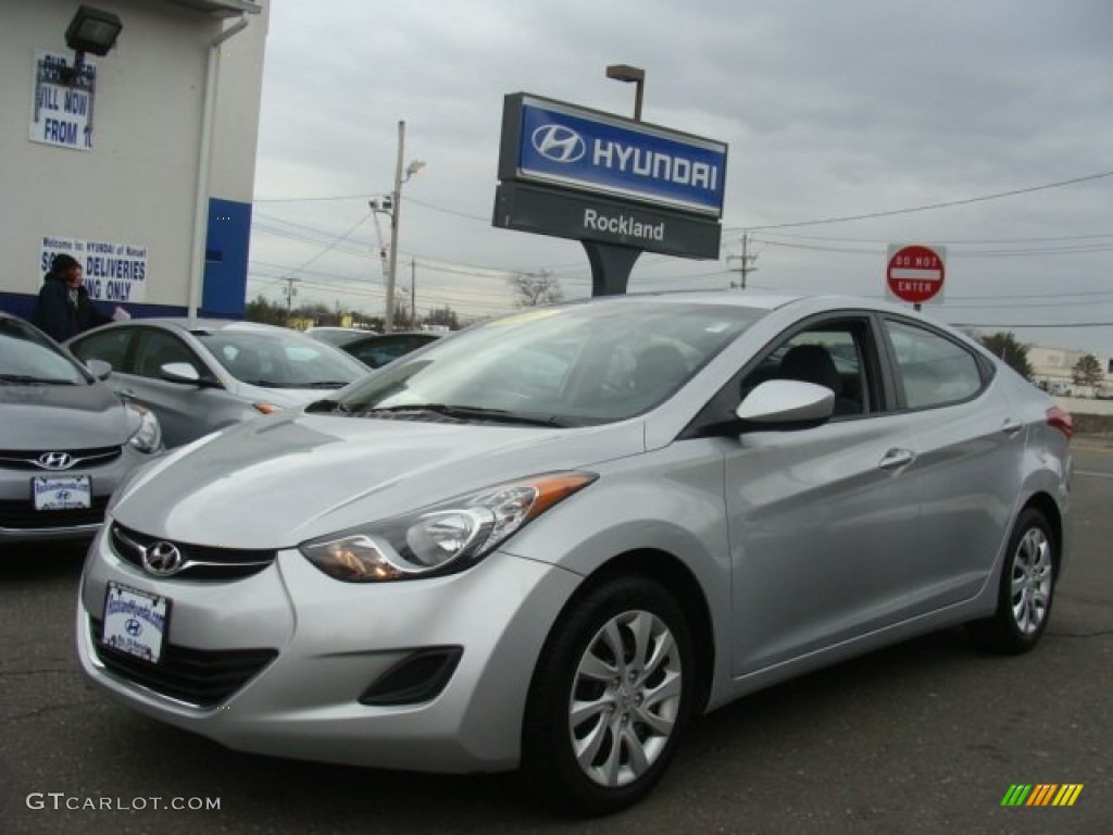 2011 Elantra GLS - Radiant Silver / Gray photo #1