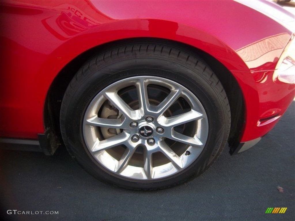 2011 Mustang GT Premium Coupe - Race Red / Brick Red/Cashmere photo #4