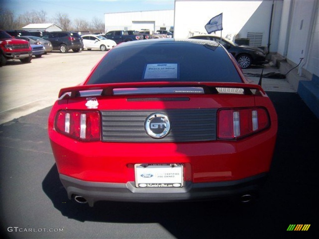 2011 Mustang GT Premium Coupe - Race Red / Brick Red/Cashmere photo #8