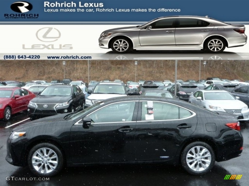 Obsidian Black Lexus ES