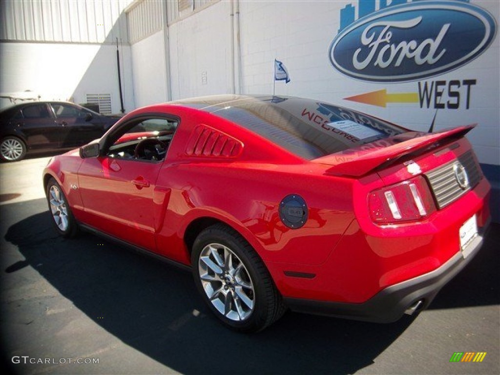 2011 Mustang GT Premium Coupe - Race Red / Brick Red/Cashmere photo #9