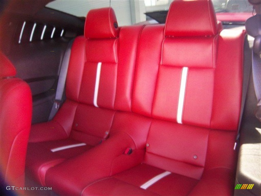 2011 Mustang GT Premium Coupe - Race Red / Brick Red/Cashmere photo #15