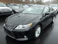 2013 Obsidian Black Lexus ES 300h Hybrid  photo #8