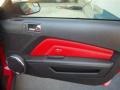 2011 Ford Mustang Brick Red/Cashmere Interior Door Panel Photo