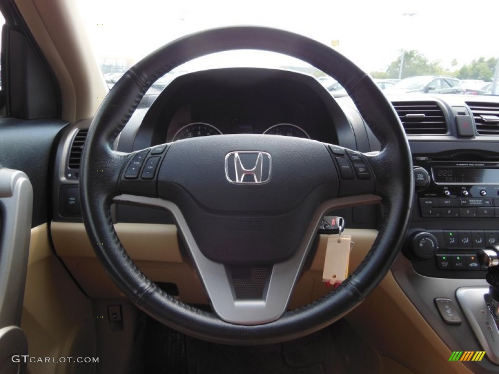 2007 Honda CR-V EX-L Ivory Steering Wheel Photo #77768714