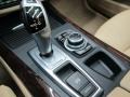 2010 BMW X5 Sand Beige Interior Transmission Photo