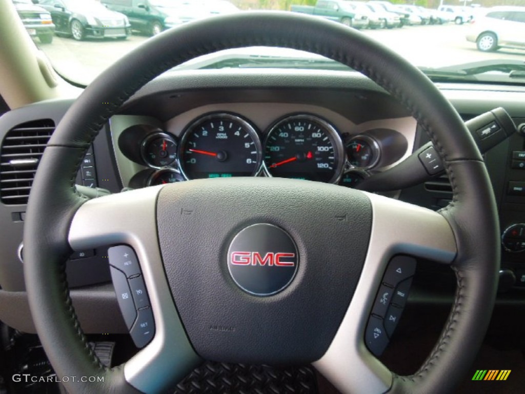 2013 Sierra 1500 SLE Crew Cab 4x4 - Onyx Black / Ebony photo #14