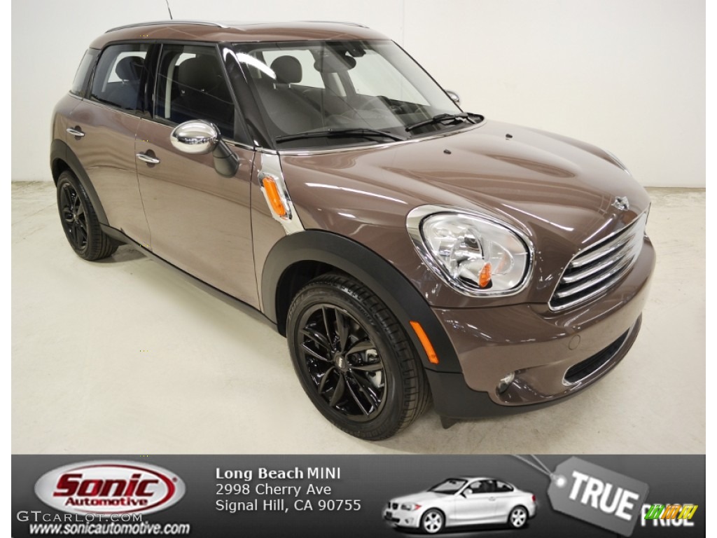 2012 Cooper Countryman - Light Coffee / Light Tobacco Leather/Cloth photo #1