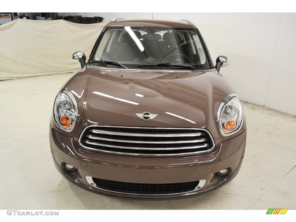 2012 Cooper Countryman - Light Coffee / Light Tobacco Leather/Cloth photo #4