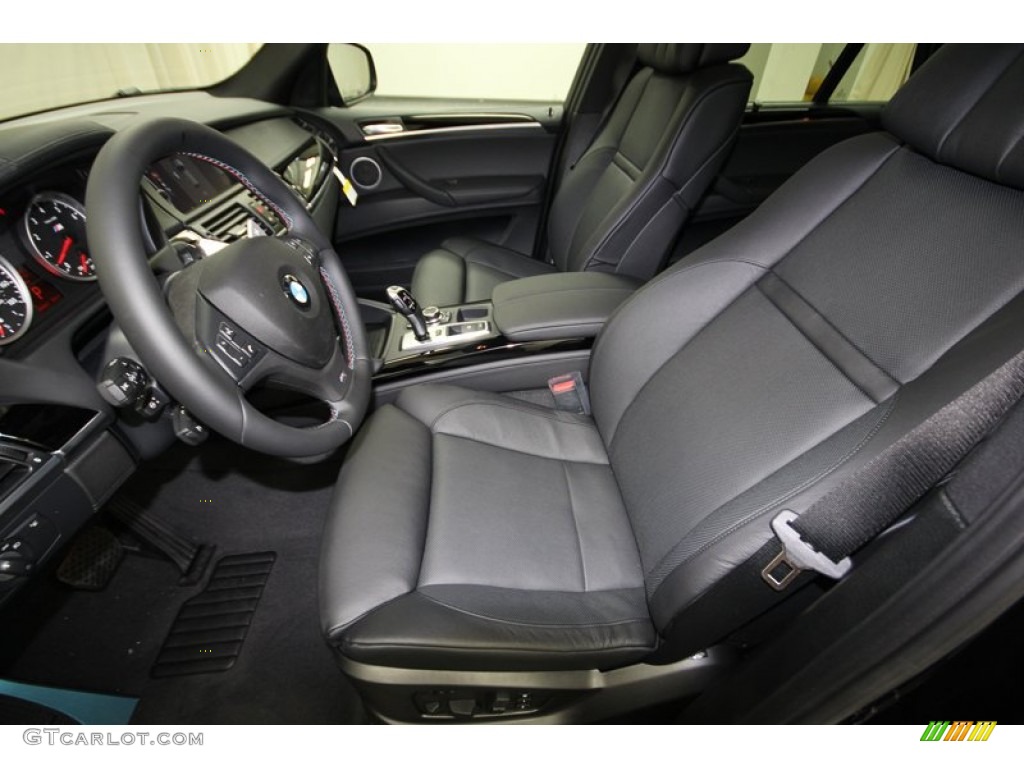 Black Interior 2013 BMW X5 M M xDrive Photo #77769929