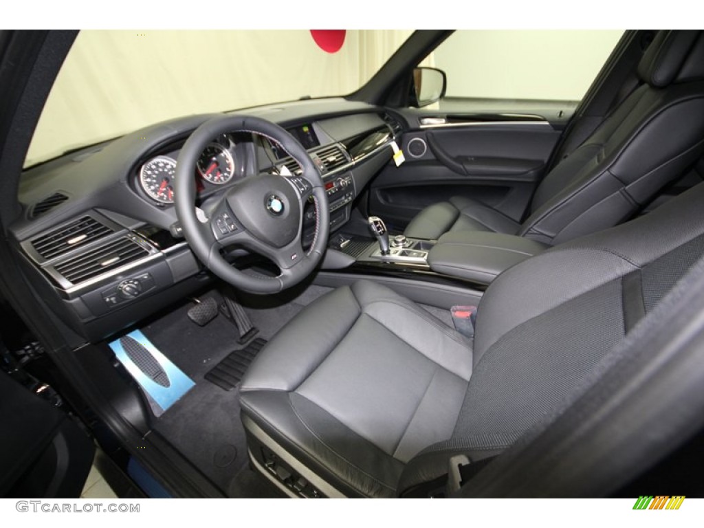 Black Interior 2013 BMW X5 M M xDrive Photo #77770076