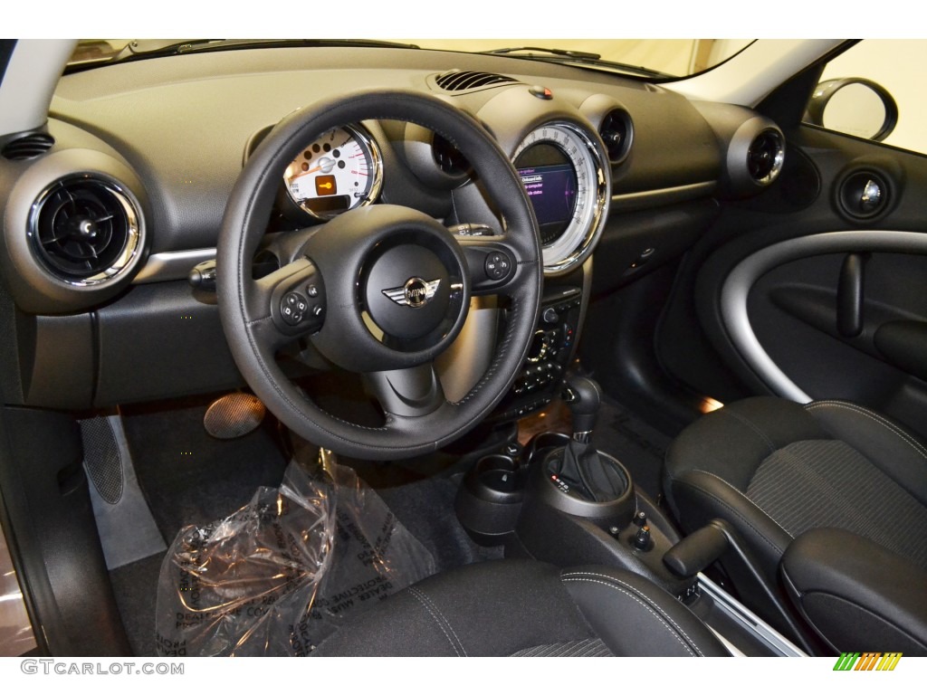 Light Tobacco Leather/Cloth Interior 2012 Mini Cooper Countryman Photo #77770296