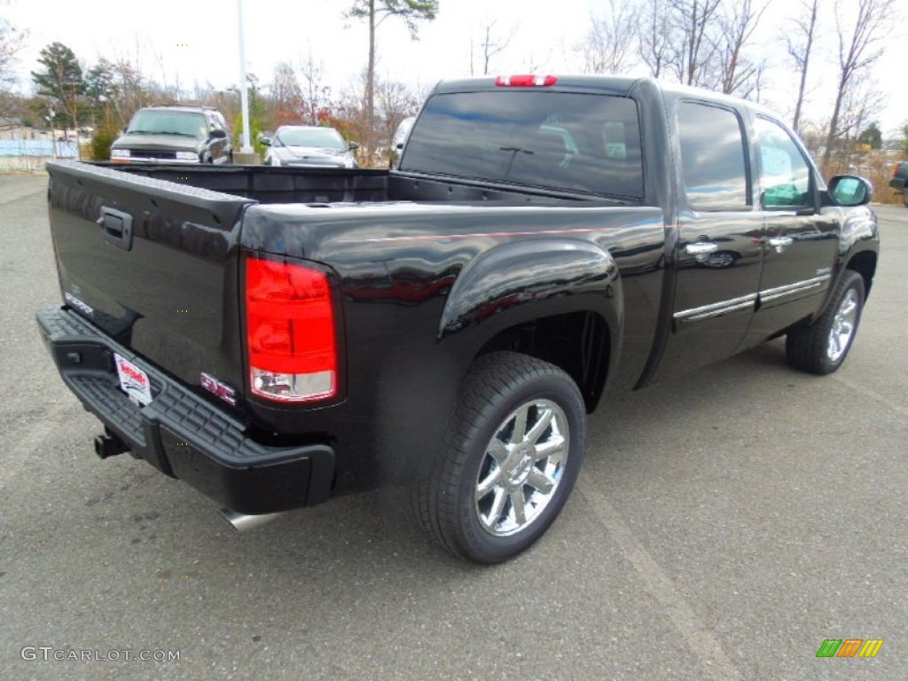 2013 Sierra 1500 Denali Crew Cab AWD - Onyx Black / Ebony photo #4