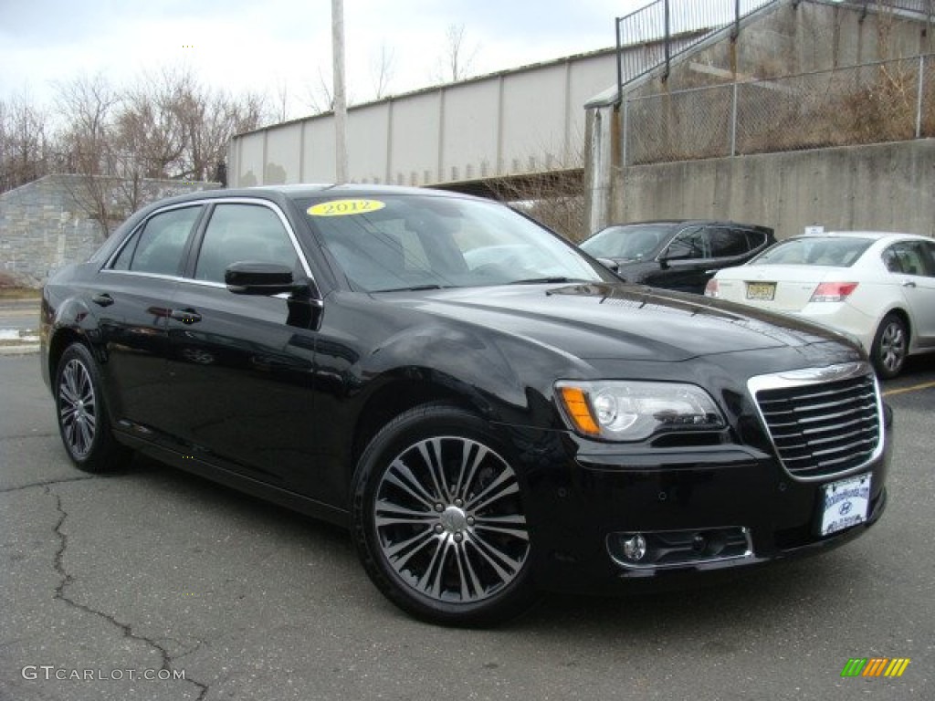 Gloss Black 2012 Chrysler 300 S V6 AWD Exterior Photo #77770306