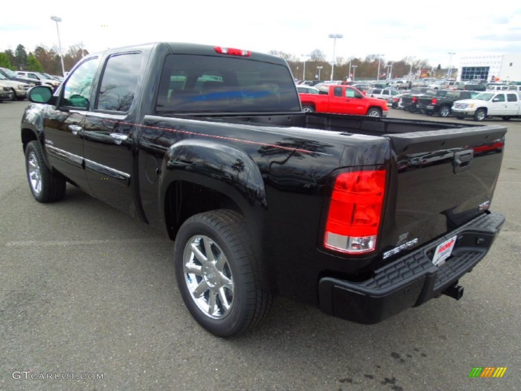 2013 Sierra 1500 Denali Crew Cab AWD - Onyx Black / Ebony photo #5