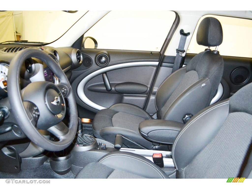 Light Tobacco Leather/Cloth Interior 2012 Mini Cooper Countryman Photo #77770376